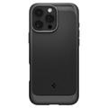 iPhone 16 Pro Max Spigen Rugged Armor Mag TPU Cover - Sort