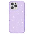 iPhone 16 Pro Max Stylish Glitter Series Hybrid Cover - Lilla