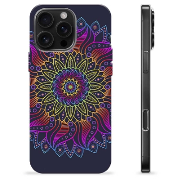 iPhone 16 Pro Max TPU Cover - Farverig Mandala