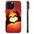 iPhone 16 Pro Max TPU Cover - Hjertesilhuet