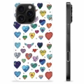 iPhone 16 Pro Max TPU Cover - Hjerter