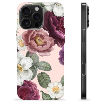 iPhone 16 Pro Max TPU Cover - Romantiske Blomster