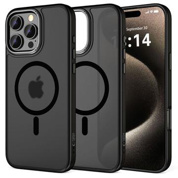 iPhone 16 Pro Max Tech-Protect MagEdge Cover - MagSafe-kompatibel - mat sort / gunmetal