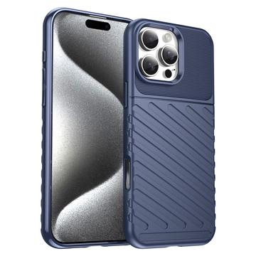 iPhone 16 Pro Max Thunder Series TPU Cover - Blå