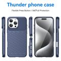 iPhone 16 Pro Max Thunder Series TPU Cover - Blå