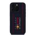 iPhone 16 Pro Oracle Red Bull Racing Vertical Logo MagSafe Cover af flydende silikone - Flåde