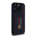 iPhone 16 Pro Oracle Red Bull Racing Vertical Logo MagSafe Cover af flydende silikone - Flåde