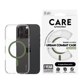 iPhone 16 Pro PanzerGlass Care Transparent Urban Combat Cover- MagSafe-kompatibel