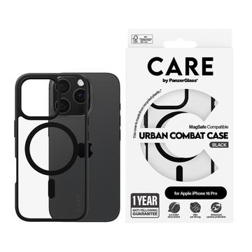 iPhone 16 Pro PanzerGlass Care Urban Combat Cover - MagSafe-kompatibel - Sort