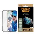 iPhone 16 Pro PanzerGlass Gaming Ultra-Wide Fit EasyAligner Skærmbeskyttelse Hærdet Glas - 9H - Sort kant