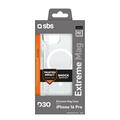 iPhone 16 Pro SBS Extreme Mag D3O MagSafe Cover - Gennemsigtig