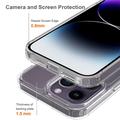 iPhone 16 Pro Ridsefast Hybrid Cover - Gennemsigtig