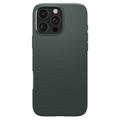 iPhone 16 Pro Spigen Liquid Air TPU Cover - Mørkegrøn