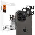 iPhone 16 Pro/16 Pro Max Spigen Optik.tR Kamera Linse Hærdet Glas - Sort