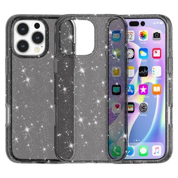 iPhone 16 Pro Stylish Glitter Series Hybrid Cover