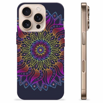 iPhone 16 Pro TPU Cover - Farverig Mandala