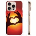 iPhone 16 Pro TPU Cover - Hjertesilhuet