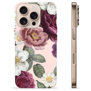 iPhone 16 Pro TPU Cover - Romantiske Blomster