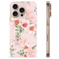 iPhone 16 Pro TPU Cover - Vandfarveblomster