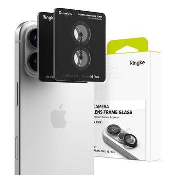 iPhone 16/16 Plus Ringke Kamera Linse Hærdet Glas Beskytter - 2 Stk.