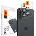 iPhone 16/16 Plus Spigen Glas.tR Ez Fit Optik Pro Kamera Linse Hærdet Glas - Sort