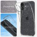 iPhone 16 Spigen Liquid Crystal Glitter Cover - Gennemsigtig