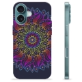 iPhone 16 TPU Cover - Farverig Mandala