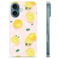 iPhone 16 TPU Cover - Citron Mønster