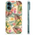 iPhone 16 TPU Cover - Lyserøde Blomster