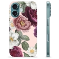 iPhone 16 TPU Cover - Romantiske Blomster