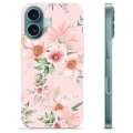 iPhone 16 TPU Cover - Vandfarveblomster