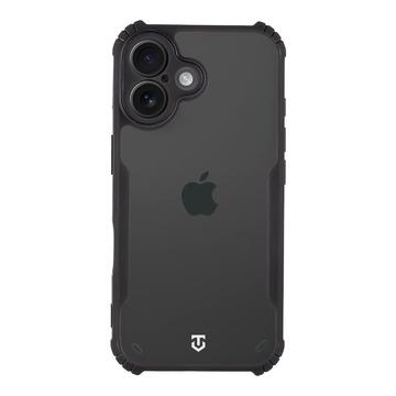 iPhone 16 Tactical Quantum Stealth Cover med forstærkede hjørner - klar / sort