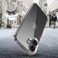 iPhone 16 Tech-Protect Flexair Hybrid Cover - Gennemsigtig