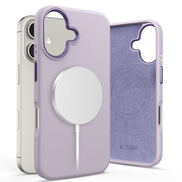 iPhone 16 Tech-Protect Silicone Pure Cover - MagSafe-kompatibel - Mauve