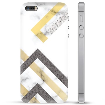 iPhone 5/5S/SE TPU Cover - Abstrakt Marmor