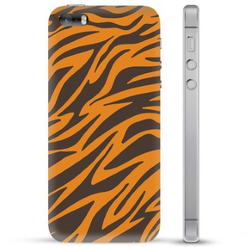 iPhone 5/5S/SE TPU Cover - Tiger