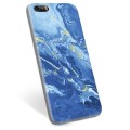 iPhone 5/5S/SE TPU Cover - Farverig Marmor
