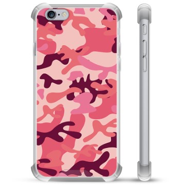 iPhone 6 Plus / 6S Plus Hybrid Cover - Pink Camouflage