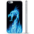 iPhone 6 / 6S TPU Cover - Blå Ild Drage