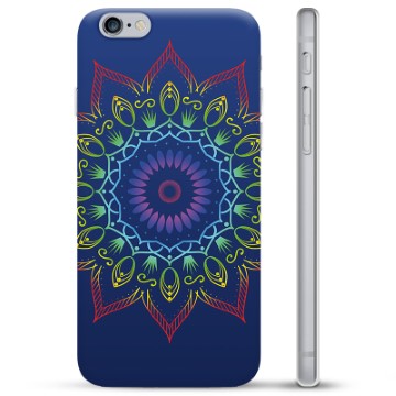 iPhone 6 Plus / 6S Plus TPU Cover - Farverig Mandala