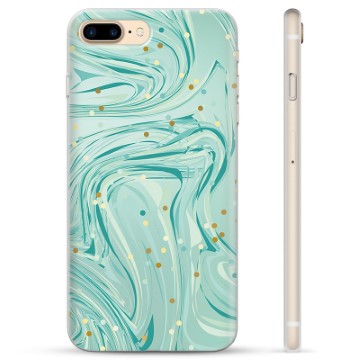 iPhone 7 Plus / iPhone 8 Plus TPU Cover - Grøn Mynte