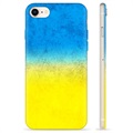 iPhone 7/8/SE (2020)/SE (2022) TPU Cover Ukrainsk Flag - Tofarvet