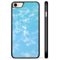 iPhone 7/8/SE (2020)/SE (2022) Beskyttende Cover - Blå Marmor