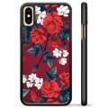 iPhone X / iPhone XS Beskyttende Cover - Vintage Blomster