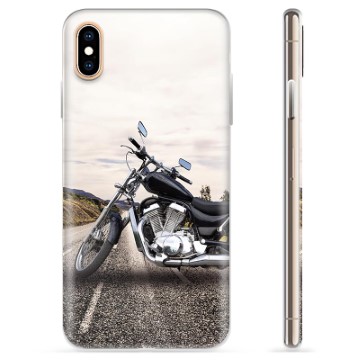 iPhone XS Max TPU Cover - Motorcykel