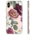 iPhone X / iPhone XS TPU Cover - Romantiske Blomster