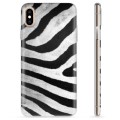 iPhone XS Max TPU Cover - Zebra