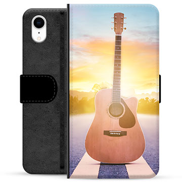 iPhone XR Premium Flip Cover med Pung - Guitar