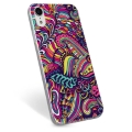 iPhone XR TPU Cover - Abstrakte Blomster