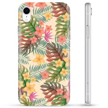 iPhone XR TPU Cover - Lyserøde Blomster